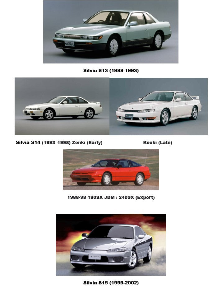 Nissan Silvia S13 / S14 / S15 (1988-2002) / 240SX (1989–1998
