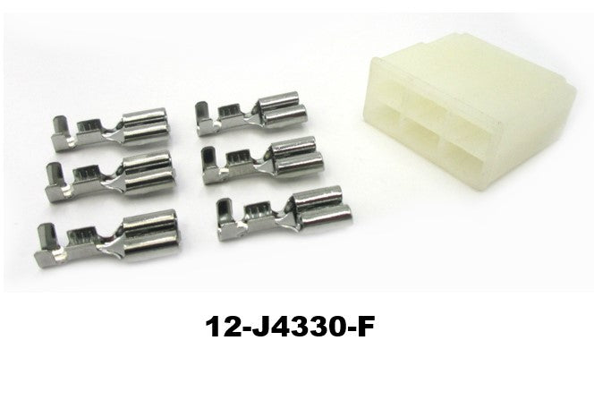 Rectangular Wire Connector 6 Pin Male / Female Side for Datsun