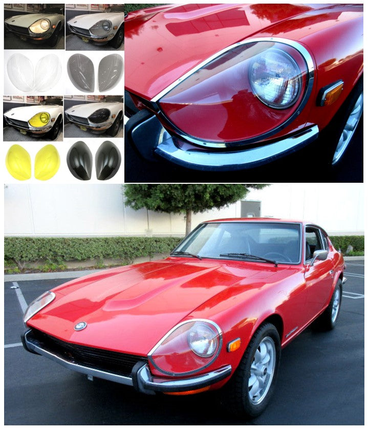 1965 Prototype Design Headlight Cover Kit for Datsun 240Z New Colors Available