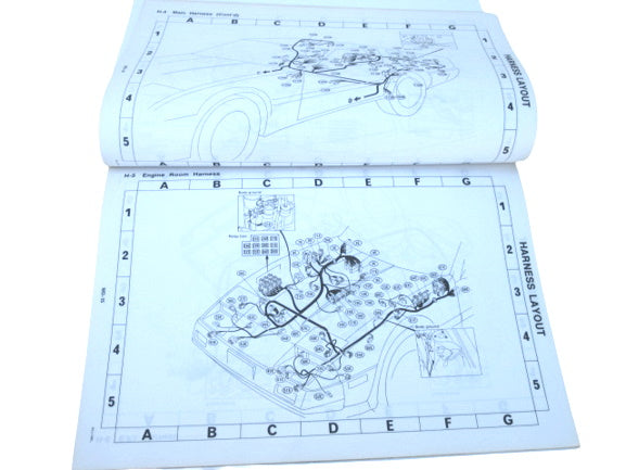 1989 Nissan 300ZX Z31 Large Electrical Wiring Diagram Manual JDM CAR PARTS