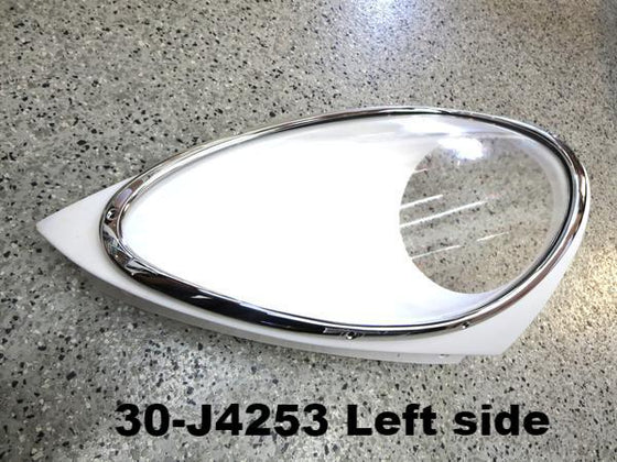 Headlight Cover Set for JDM Fairlady ZG G-Nose Datsun 240Z / 260Z / 280Z (Chromed Fiberglass)