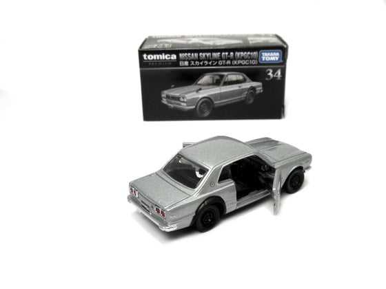Nissan Skyline GTR KPGC10  Hakosuka Tomica Premium 1/63 Silver