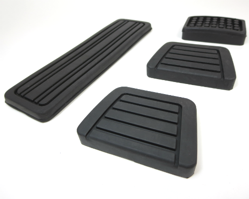 ABC Pedal & Footrest Pad Set for Datsun 240Z / 260Z / 280Z Genuine Nissan NOS JDM CAR PARTS