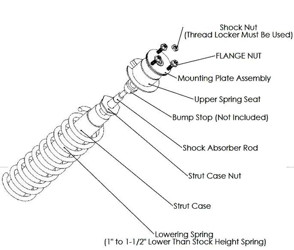 bbmart auto parts suspension strut support