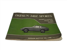  3/1970 Printed Date Datsun 240Z Owner's Manual Used