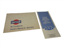  Datsun 240Z Air Conditioner + ARA Instruction Manual Set