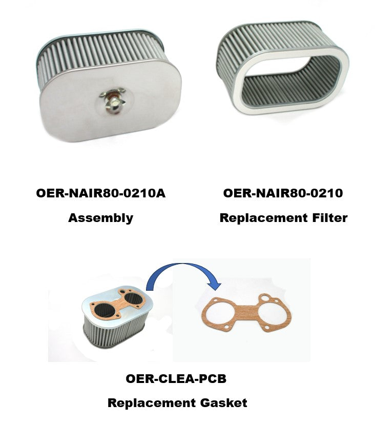 OER New Type Performance Square Air Filter for Solex / Weber / OER