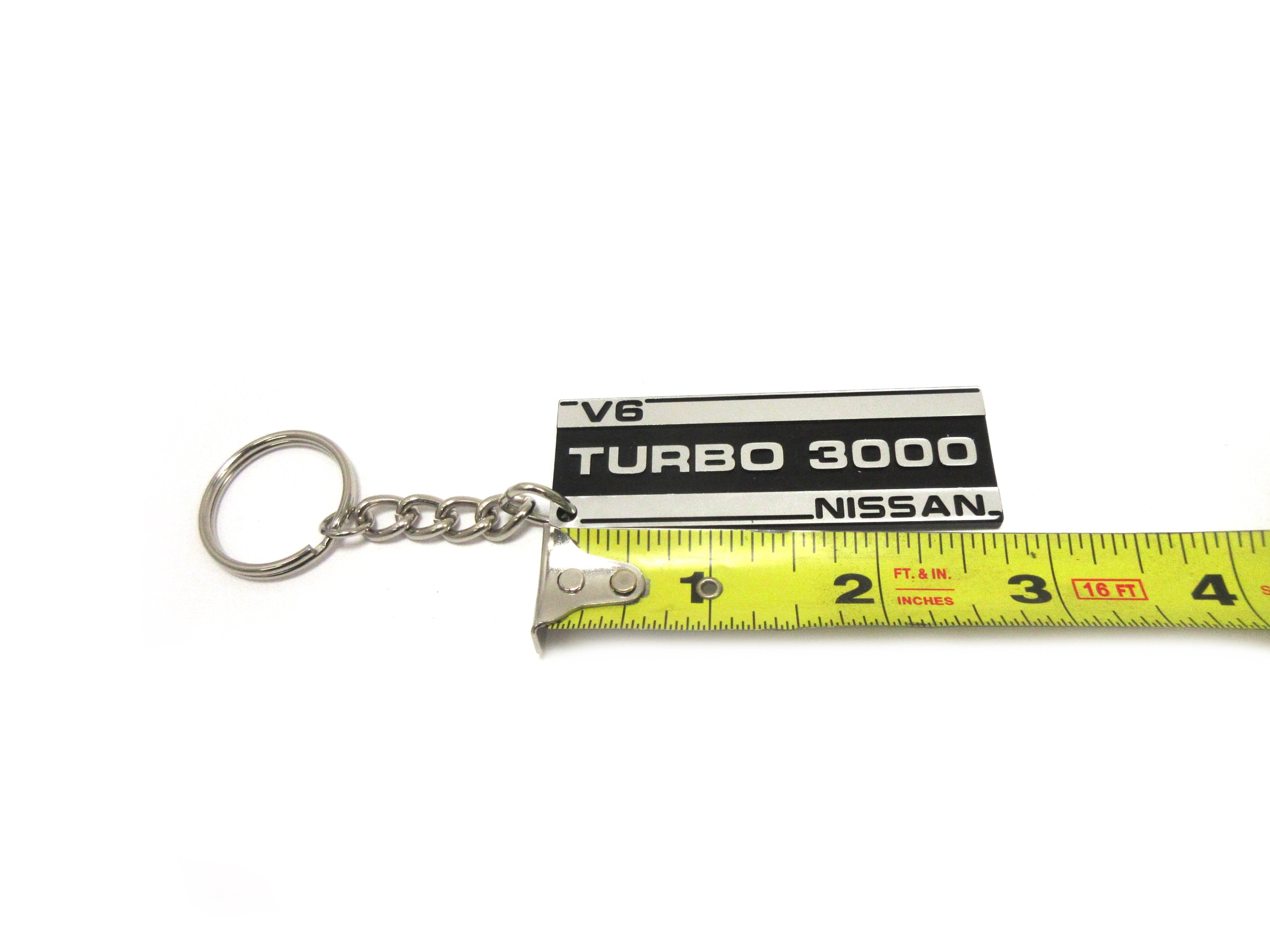 Datsun / Nissan 300ZX Z31 Valve Cover Key Chain Aluminum Black