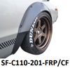 Speed Forme FRP/CF Fender Flare Set for Nissan Skyline C110