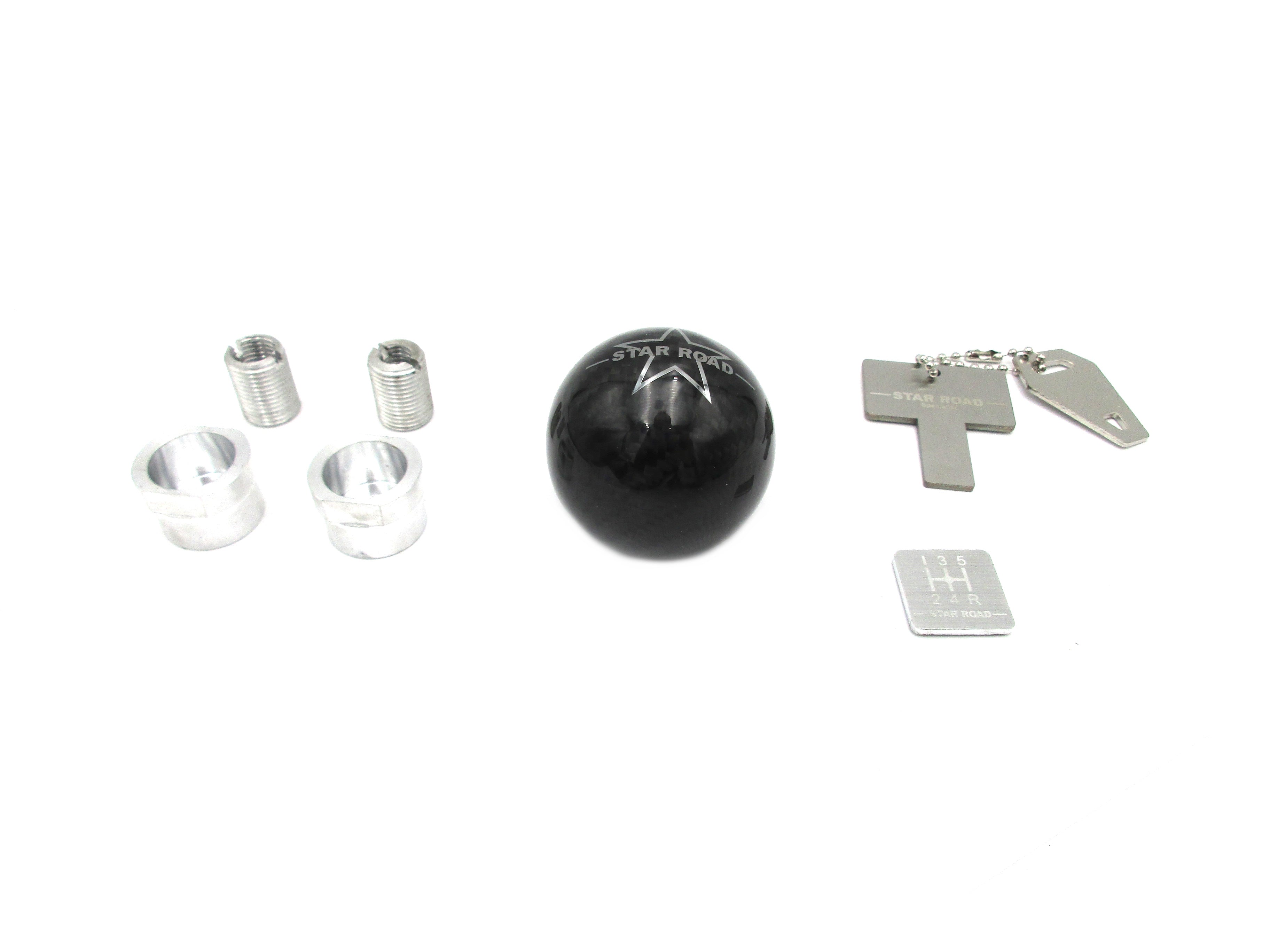ダウンスター　シフトノブ　USDM JDM Star Road Carbon Billet Shift Knob Kit for Vintage Japanese Cars