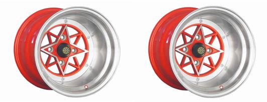 LAST PAIR of 14x12 SSR RED Star Shark Wheels ON CLEARANCE! (See description for information)