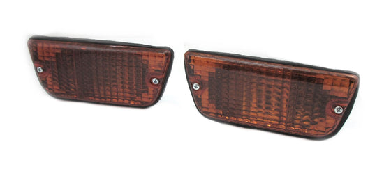 Front Parking Lamp Set for Datsun 620 Truck Stock Amber Color