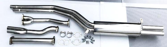 Stainless dual exhaust system for Kenmeri / Laurel Late model with catalyst Φ50 OD L6 engine RHD model(NO INT'L SHIPPING) Back Order NO ETA