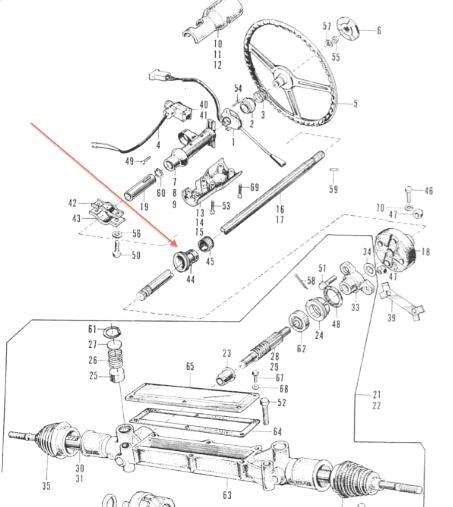 Steering shaft boot for Honda S Series