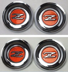  Blem Unit Reproduction "Z" Center Cap 4-Piece Set for Datsun 240Z / 260Z / 280Z