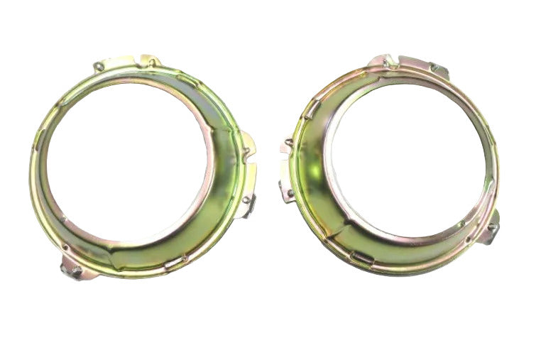 BBT 7" Headlight Bucket Ring Pair For Datsun B10 B110 KB110 B210 120Y B310 1200