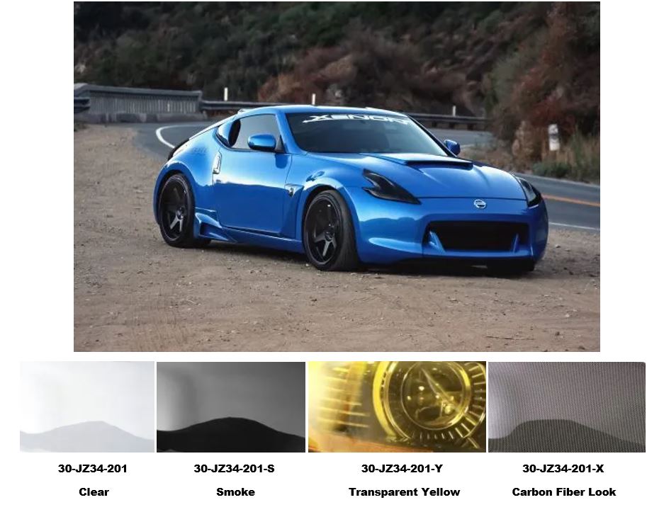 Headlight Cover Set for Nissan 370Z Z34 2009-2020 – JDM CAR PARTS