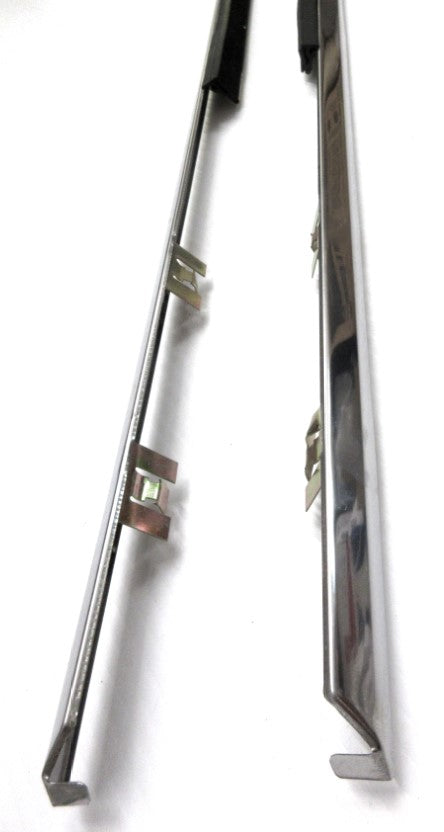 Front Door Chrome Molding Assembly Set for Skyline Hakosuka 2D HT