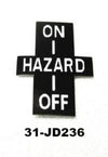 Hazard Switch Decal for Datsun 240Z