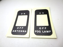  Switch panel decal set for Toyota 2000GT Late Type