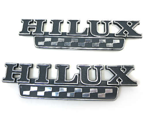 Fender emblem set for Toyota "Hi-Lux," NOS