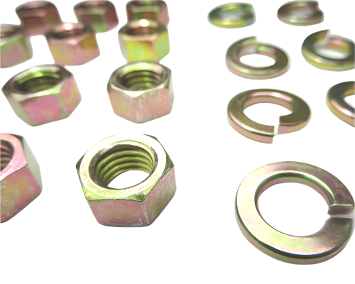 M10 nut and lock washer for front and rear strut tower set of 12 for Japanese vintage cars