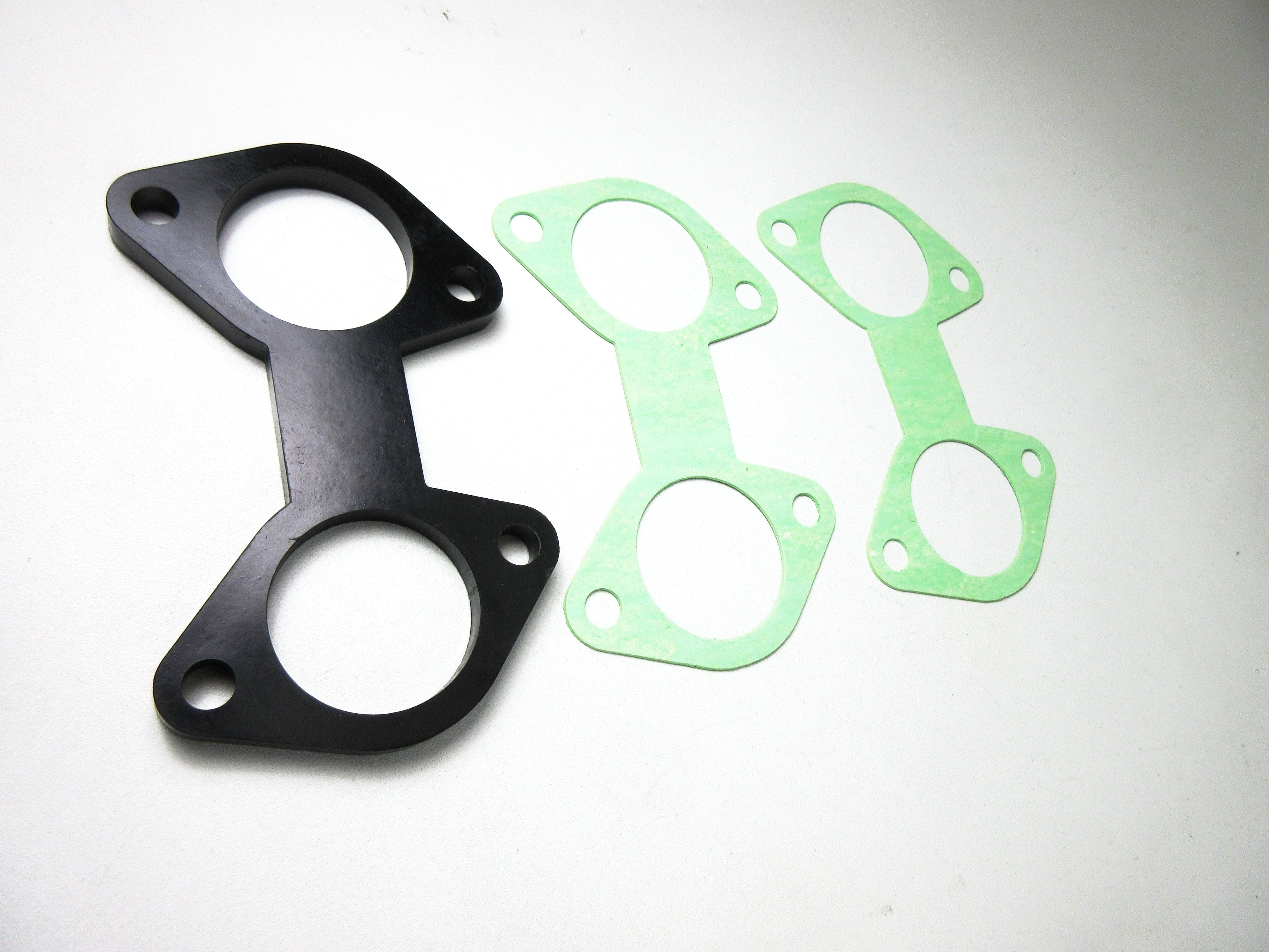 まっすー Triple-Carburetor Insulator & Gasket Set for Nissan L Engines
