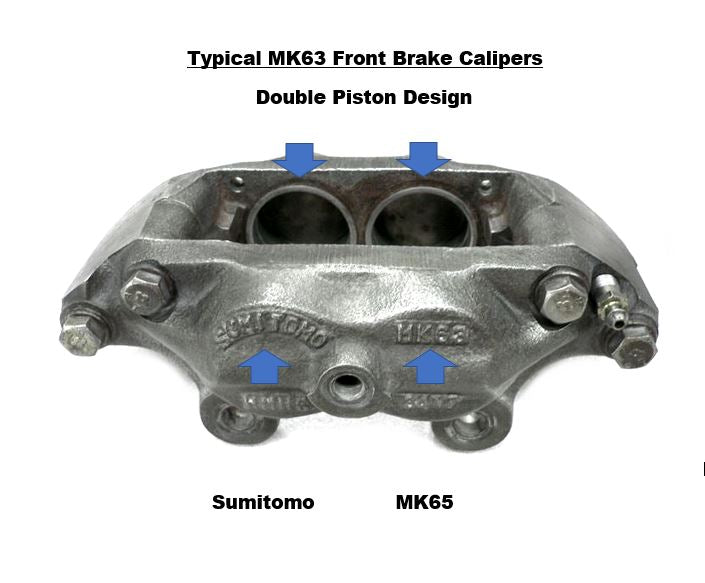 Performance Type Front Brake Pad Set for MK63 for Skyline
