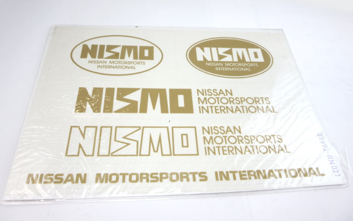 絵画 STAR Vintage Genuine Nissan NISMO Decal kit 99992-RN021 Gold NOS – JDM