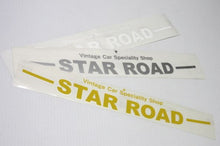  Star Road Windshield Decal Curved Type