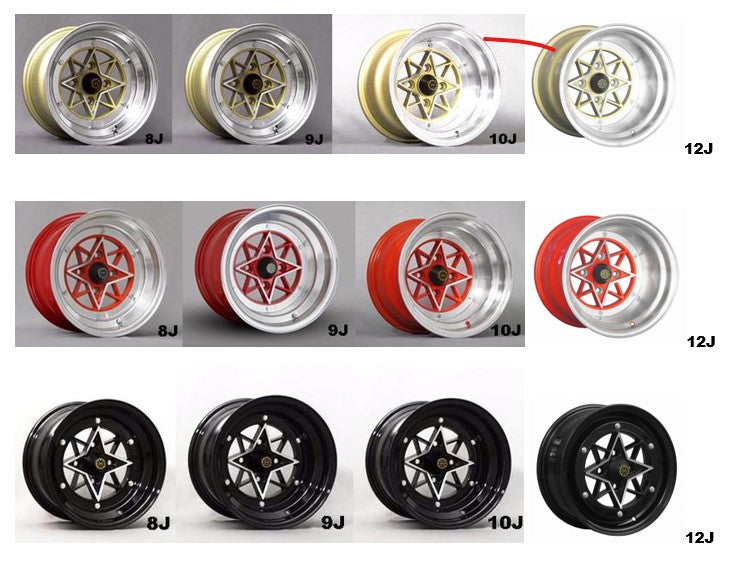 SR.SSR.SAR.HR 43枚　まとめ売り SSR Star Shark Wheels for Vintage Japanese Cars – JDM CAR PARTS