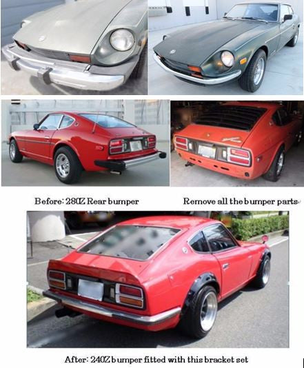 Say good bye to 280Z Big bumpers! JDM CAR PARTS