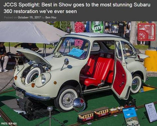  Winner of Best of Show & Best Rare Car at JCCS (Japanese Classic Car Show) Featured on Japanese Nostalgic Car Sep 2017 JDM CAR PARTS