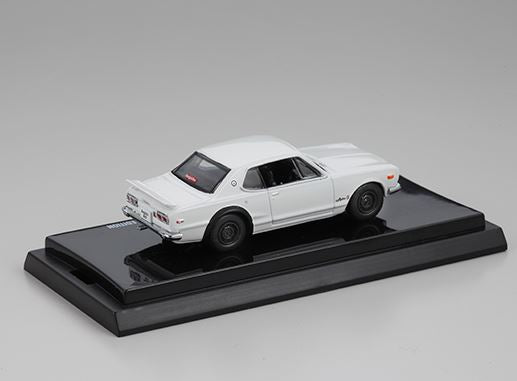 1/64 Scale Limited Production Diecast Model by Kyosho Nissan Skyline Hakosuka 2D GTR White JDM CAR PARTS