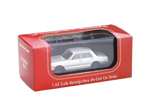 
                      
                        1/64 Scale Limited Production Diecast Model by Kyosho Nissan Skyline Hakosuka 4D GTR Silver JDM CAR PARTS
                      
                    