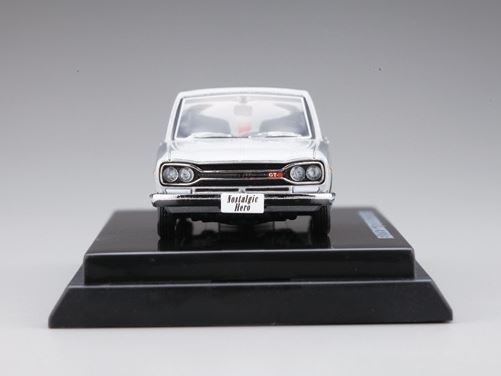 
                      
                        1/64 Scale Limited Production Diecast Model by Kyosho Nissan Skyline Hakosuka 4D GTR Silver JDM CAR PARTS
                      
                    