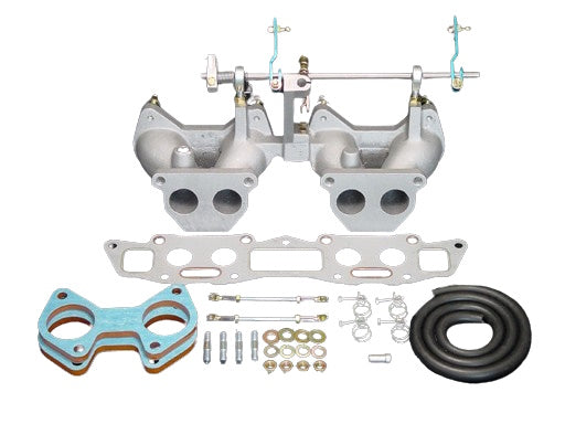 
                      
                        Harada Twin Carbs Intake Manifold Assembly for Round Port A12 A14 A15 Engine Nissan Sunny
                      
                    