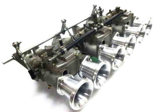 Custom Carburetor Funnels for Weber / Solex / Mikuni L6 Engine   Slight Usage