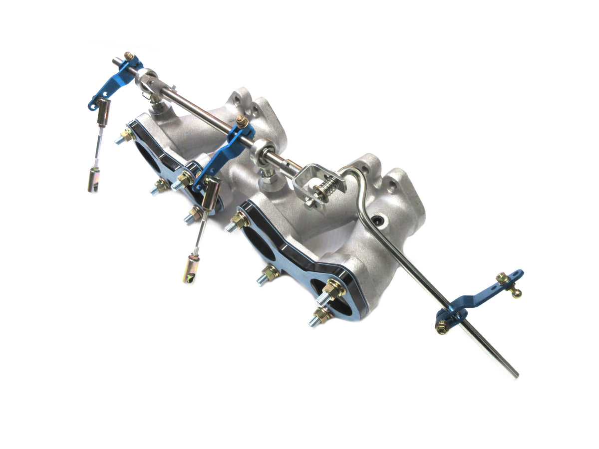 Harada Twin Carburetor Intake Manifold Assembly for L4 Engine Nissan 5 ...
