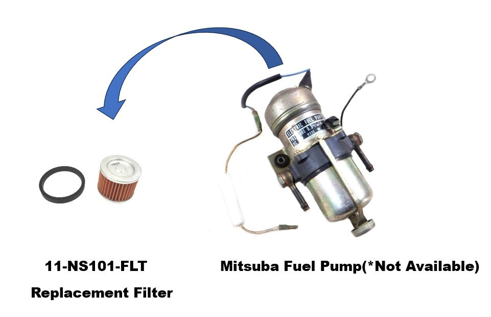 Replacement Internal Fuel Filter for Original Mitsuba Fuel Pump for Skyline Hakosuka for Vintage Japanese Cars