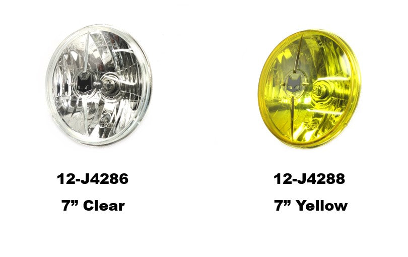 
                      
                        Marchal Hot Rod Style H4 Headlight 7" Clear or Yellow for Subaru 360 Sedan / Sambar
                      
                    