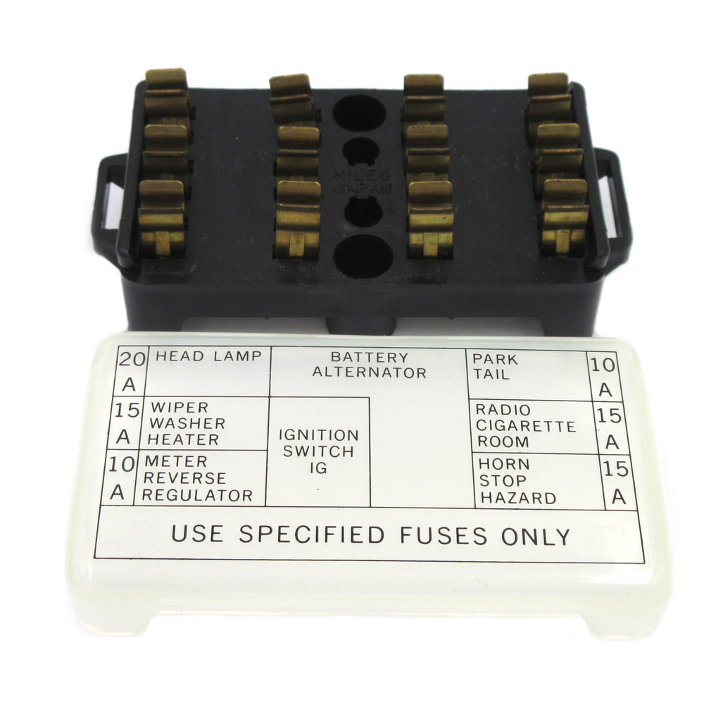 
                      
                        Fuse Box for Datsun 620 Truck / B110 NOS
                      
                    