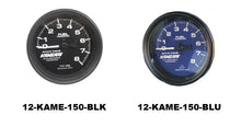  Kameari Fuel Pressure Gauge 60mm with Black  / Blue Face for Vintage Japanese cars.