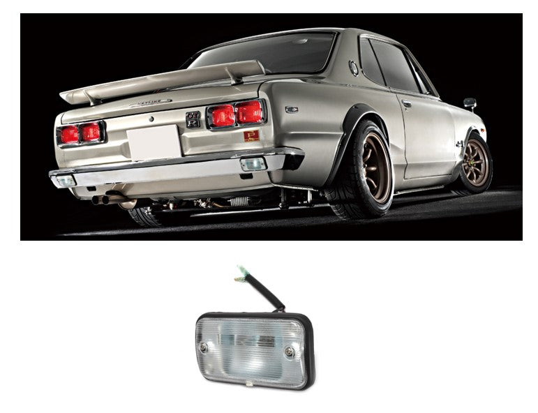 
                      
                        Nissan Skyline Hakosuka 10/1970 up Reverse light Assembly Genuine Nissan NOS Sold Individually
                      
                    