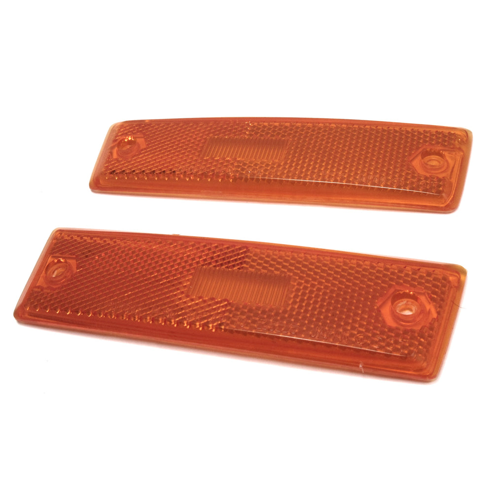 Toyota Celica 1971-77 Front Side Marker Light Lens Set Amber Type