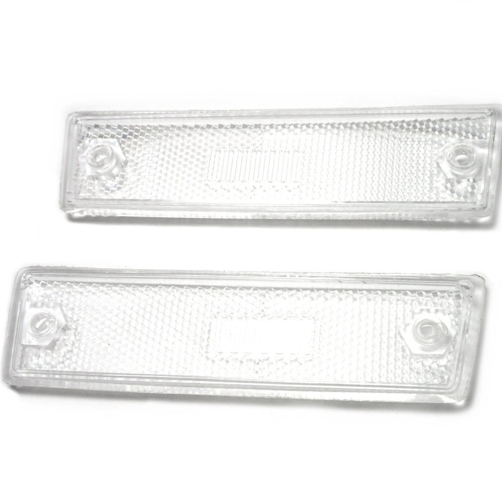 Toyota Celica 1971-77 Front Side Marker Light Lens Set Clear Type