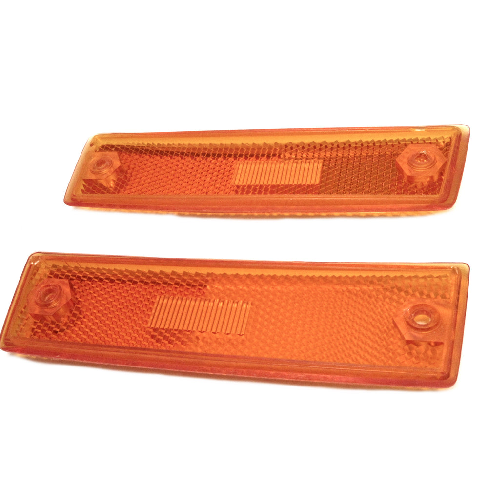 Toyota Celica 1971-77 Front Side Marker Light Lens Set Amber Type