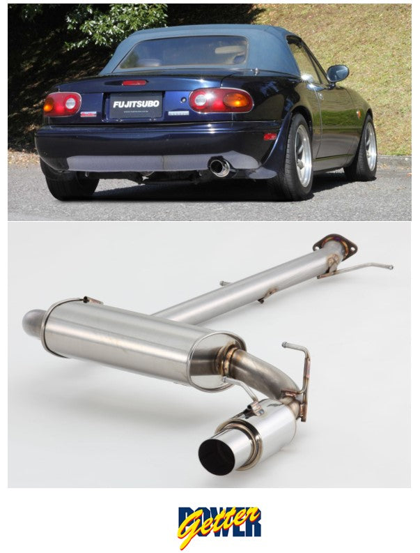 Fujitsubo Exhaust Power Getter Stainless muffler for Mazda Miata NA / NB