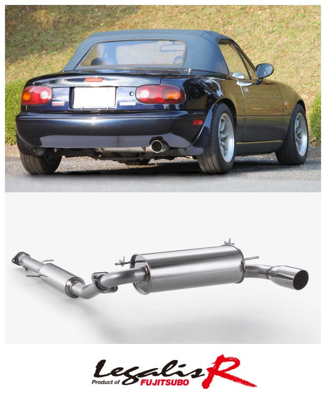 Fujitsubo Exhaust Legalis R Stainless muffler for Mazda Miata NA / NB