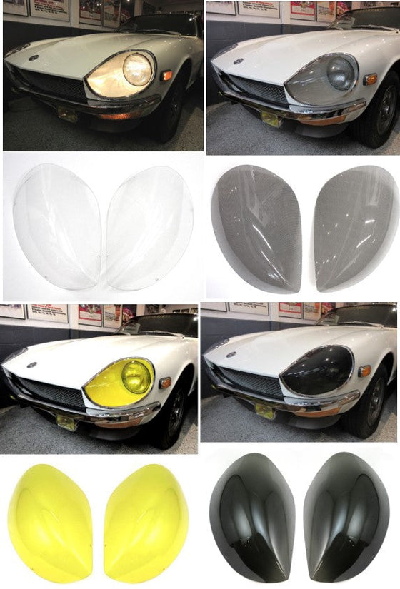 1965 Prototype Design Headlight Cover Kit for Datsun 240Z (New Colors Available) JDM CAR PARTS